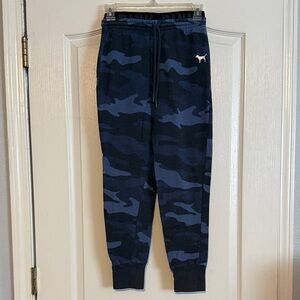 Victoria's Secret (Pink) Navy Camo Joggers